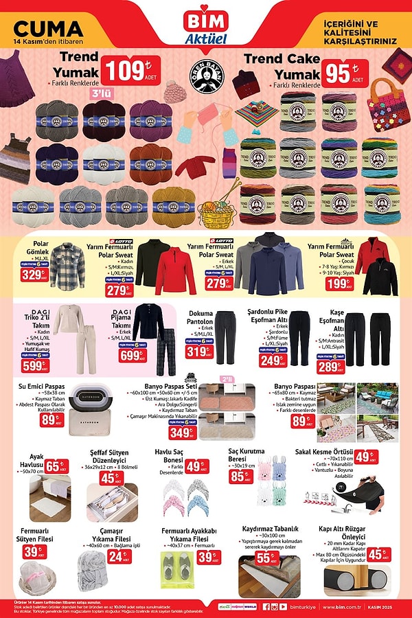 Trend Yumak 3'lü 109 TL