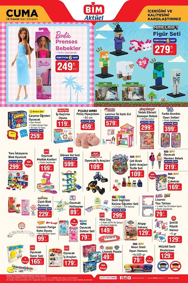 Barbie Prenses Bebekler 249 TL