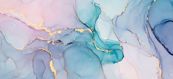 6. Mermer efektli her şey!