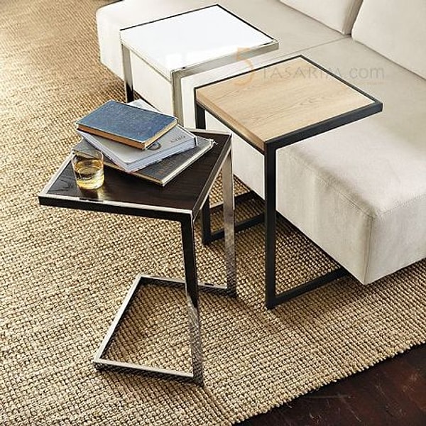 5. Koltuk yanına mini sehpalar!