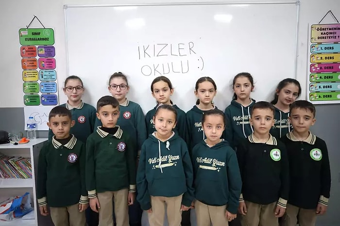 Bu Okulda Öğretmenler Öğrencilerini Ayıramıyor: Okulda 21 İkiz Var