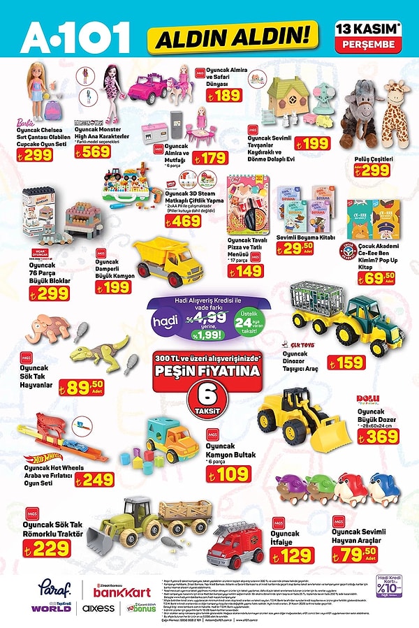 Pelüş Çeşitleri 299 TL