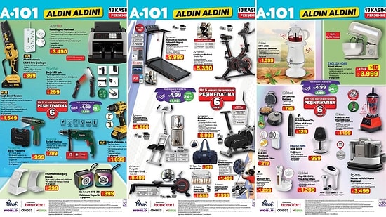 A101'e Para Sayma Makinesi Geliyor! 13 Kasım 2025 A101 Aldın Aldın Kataloğu