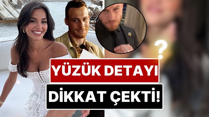 Takip Hamlesi Sonrası Kerem Bürsin'in Sevgilisi Selin Yağcıoğlu'nun Parmağındaki Yüzük Detayı Dikkat Çekti