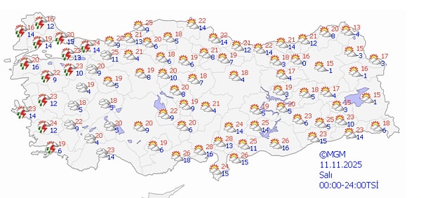 11 Kasım Salı gününe dikkat!