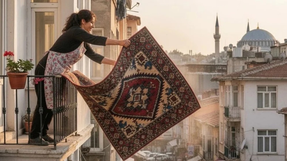 Balkondan Halı Silkelemek Pahalıya Patladı, Hapis Cezası Aldı