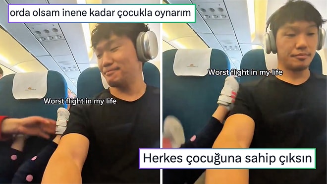 Passenger Who Was Harassed by a Child Next to Him on a Plane Shares the Moment