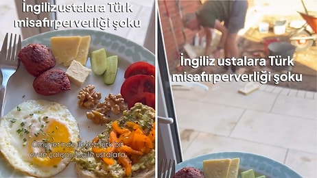 Avokado Yok mu? İngiltere'de Eve Gelen Ustalara Türk Misafirperverliğini Gösteren Kadın