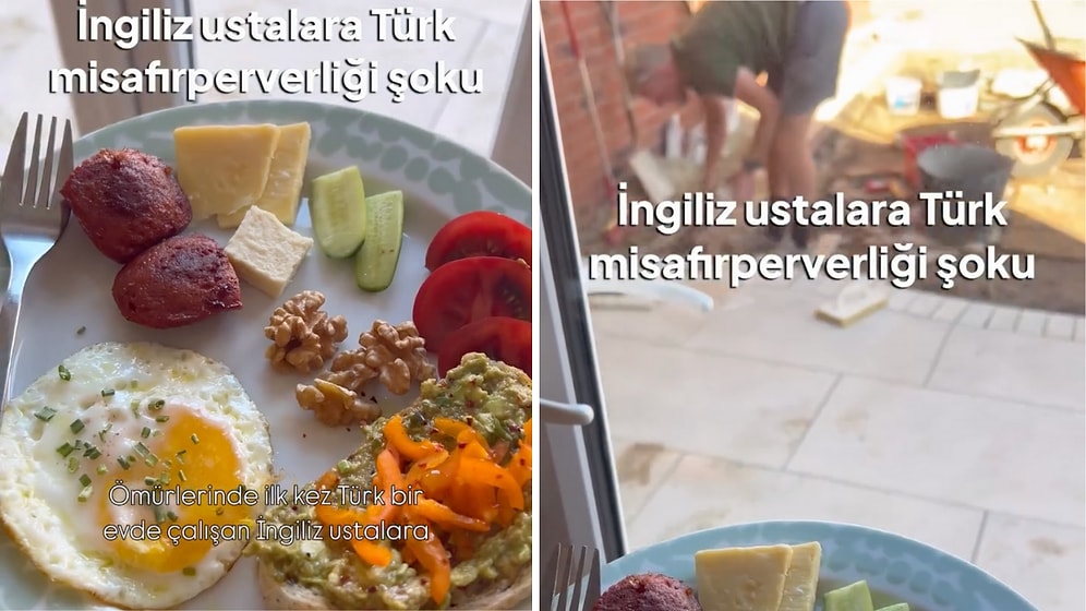 Avokado Yok mu? İngiltere'de Eve Gelen Ustalara Türk Misafirperverliğini Gösteren Kadın