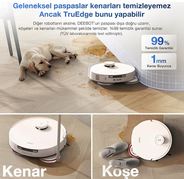 Temizlik rutinini akıllı teknolojilerle kolaylaştırmak isteyenler için Ecovacs Deebot T30 Pro Omni Akıllı Robot Süpürge tam bir kurtarıcı!