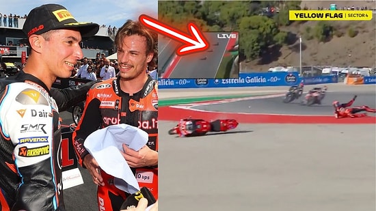 Dünya Şampiyonası'nda Toprak Razgatlıoğlu'nu Düşüren  Bulega, MotoGP İlk Sprint Yarışında Düşerek Elendi