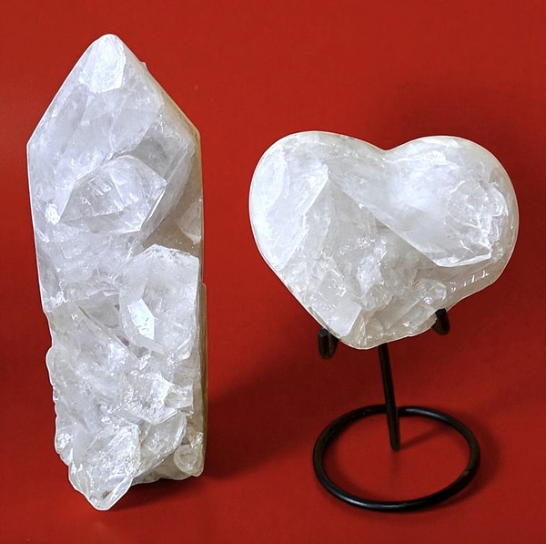 ❤️ Kalp Formu Kristal Kuvars – Duygusal Şifanın Merkezi