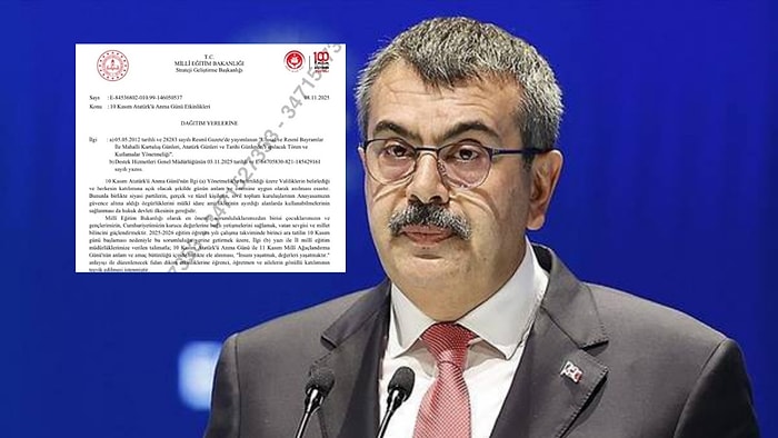Milli Eğitim Bakanlığının 10 Kasım'da "Kapıları Kilitleyin Talimatı" Haberlerine Yalanlama Geldi