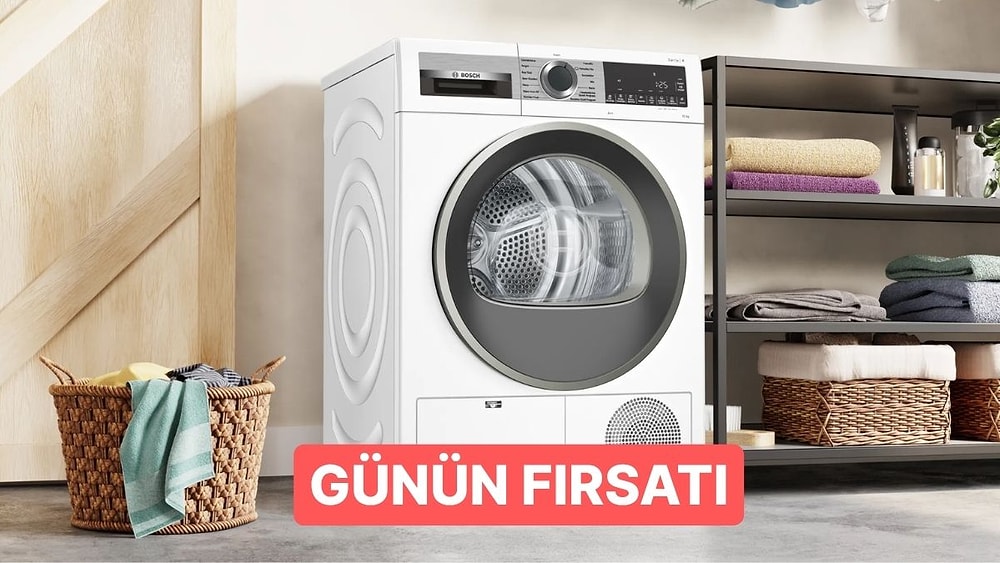 Günün Fırsatı: Bosch Çamaşır Kurutma Makinesi İndirimde