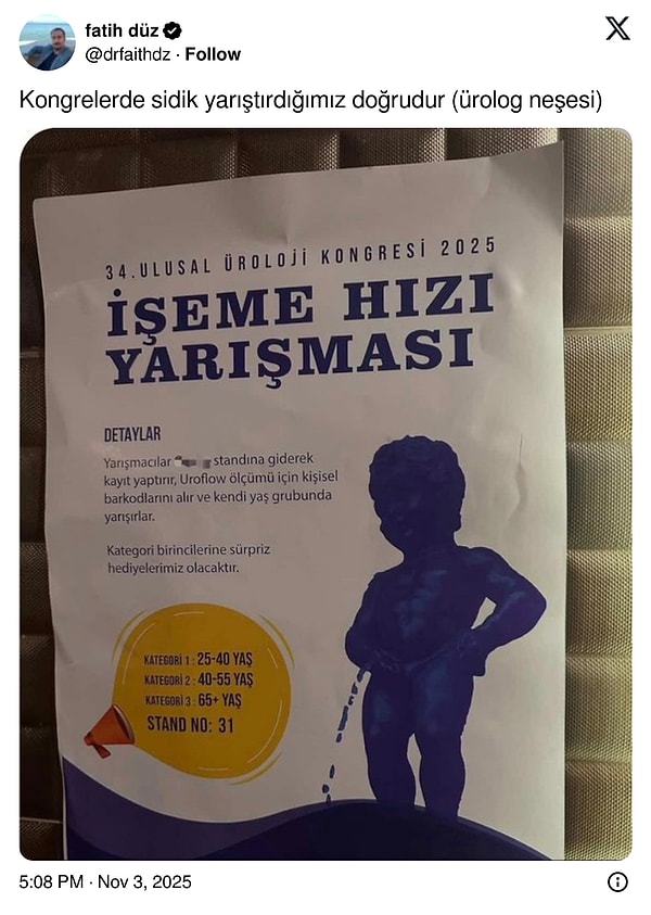 Bir de tıp şakası...