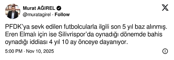 Murat Ağırel'in paylaşımı 👇