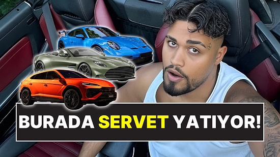 Servetini Arabalara Yatırmış! Rapçi Lvbel C5'in Kendine Köşk Alabileceği Arabalarının Fiyatına Şaşıracaksınız!