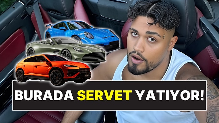 Servetini Arabalara Yatırmış! Rapçi Lvbel C5'in Kendine Köşk Alabileceği Arabalarının Fiyatına Şaşıracaksınız!