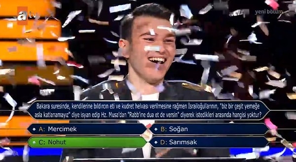 Kim Milyoner Olmak İster 1 Milyonluk ve 5 Milyonluk Soru