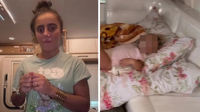 İki Kızıyla Birlikte Karavanda Yaşayan Anne Sosyal Medyada Gündem Oldu