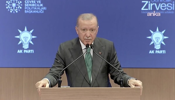 Haberi Çevre ve Şehircilik Bakanlığı'nın Şehircilik Zirvesi'nde alan Erdoğan şu açıklamada bulundu;