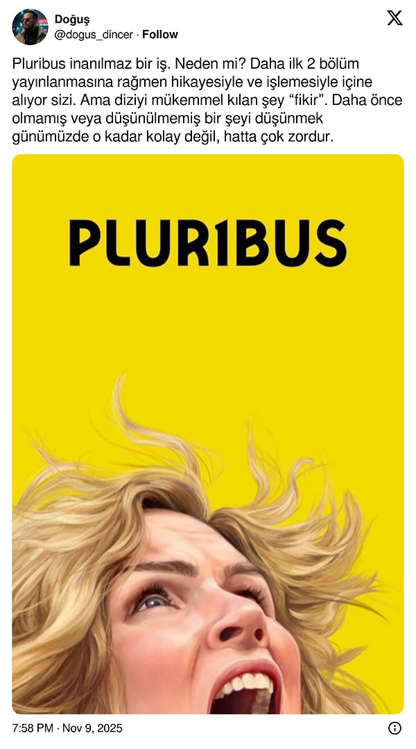 Dizinin çıkış noktası da bir diğer övgü kaynağı...