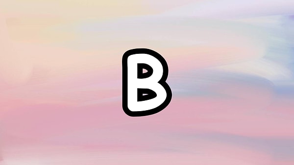 Seni üzecek kişinin baş harfi;👇