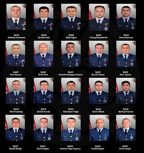 11 Kasım günü Türk Hava Kuvvetleri’ne ait C-130 tipi askeri nakliye uçağının Gürcistan sınırları içinde düşmesi sonucu 20 askerimizin şehit olduğu açıklandı.