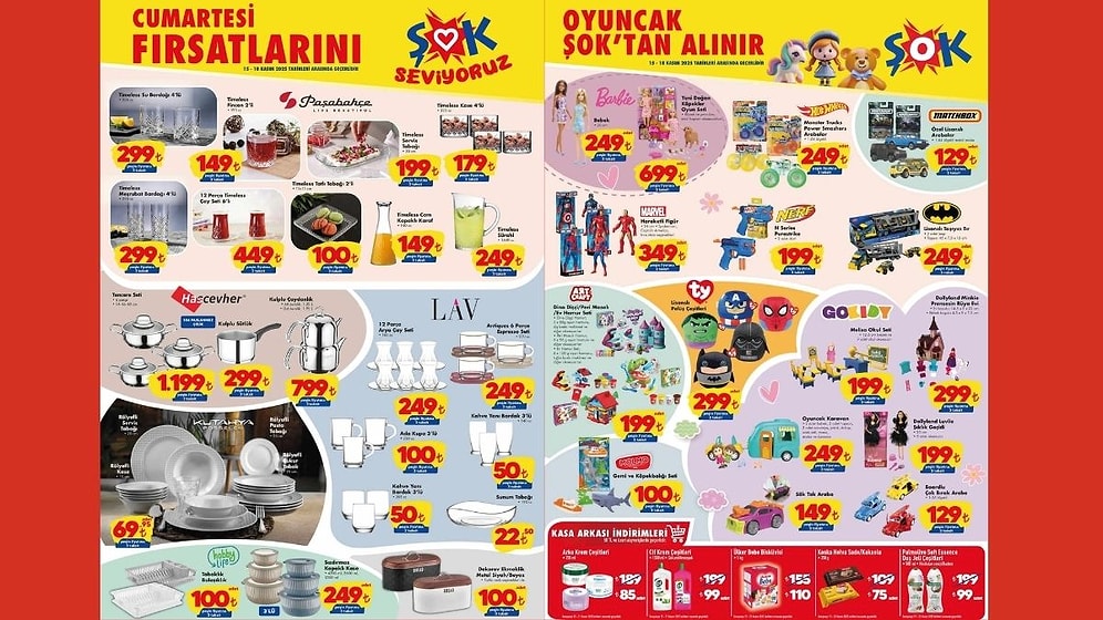 15 Kasım 2025 ŞOK Aktüel Ürünler Kataloğu