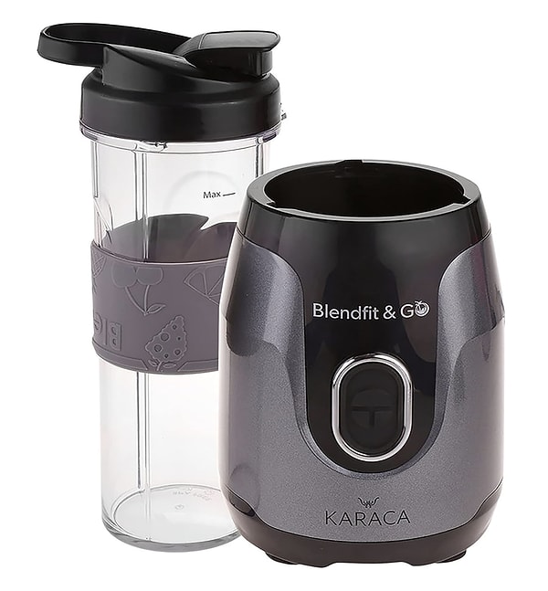 Eğer mutfağındaki smoothie ritüelini pratik hale getirmek istiyorsan, Karaca Blendfit  Smoothie Blender Antrasit tam sana göre!