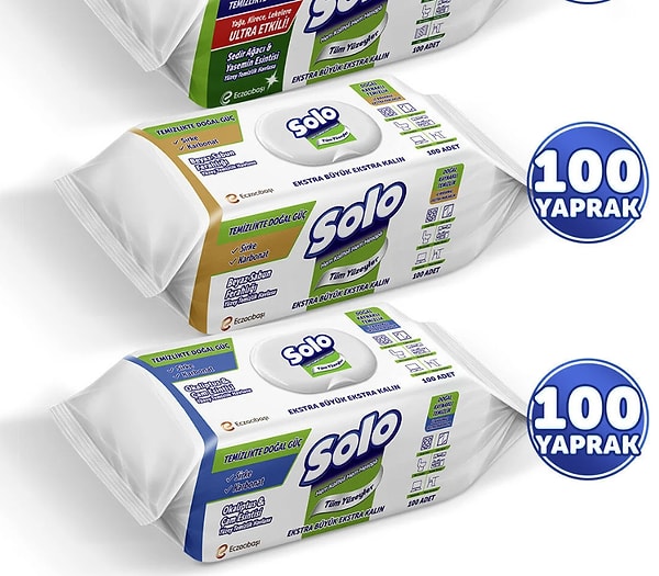 Solo yüzey temizlik havlularında 2 al 1 öde fırsatlarından yararlanın!