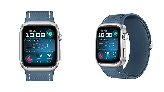 Tansiyon Ölçümü Yapabilen Huawei Watch D2, Yeni Sağlık İşlevleri ve Mavi Rengiyle Güncellendi
