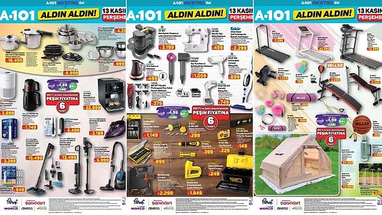 A101'e Kamp Çadırı Geliyor! 13 Kasım 2025 İnternete Özel Aldın Aldın Kataloğu