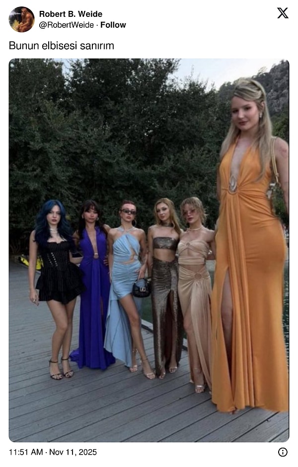 Bazıları mizah sosu da ekledi.