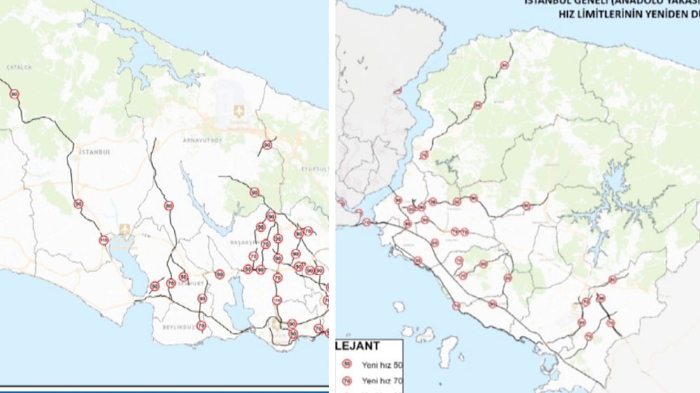UKOME’dan Tüm İstabulluları İlgilendiren Karar: İstanbul’da 84 Yerde Hız Limiti Değişti