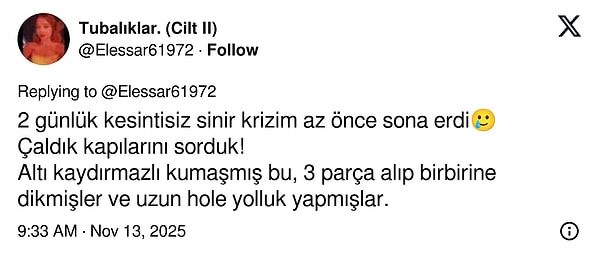 Neyse ki cevaba ulaştık.