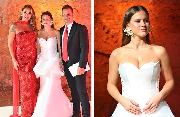 Su’nun Dülük Antik Kenti’nde, Cumhuriyet’in 102. yılı kutlamaları kapsamında düzenlenen Tuba Ergin defilesinde podyuma çıkması da Pınar Altuğ ve Yağmur Atacan'a büyük bir gurur yaşattı.