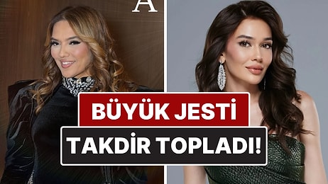 Makyöz ve Saç Artisti Olmadığı Söylenen Miss Universe Temsilcimiz Ceren Arslan'a Demet Akalın'dan Büyük Jest!