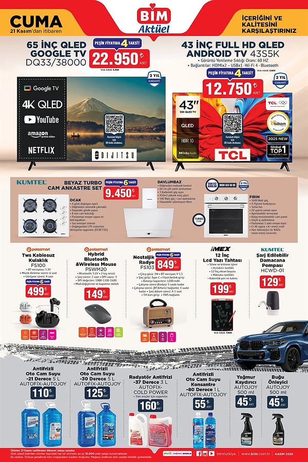 Dijitsu 65" QLED Google Tv 22.950 TL