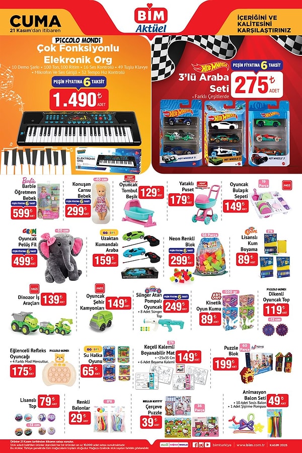 Hot Wheels 3'lü Araba Seti 275 TL