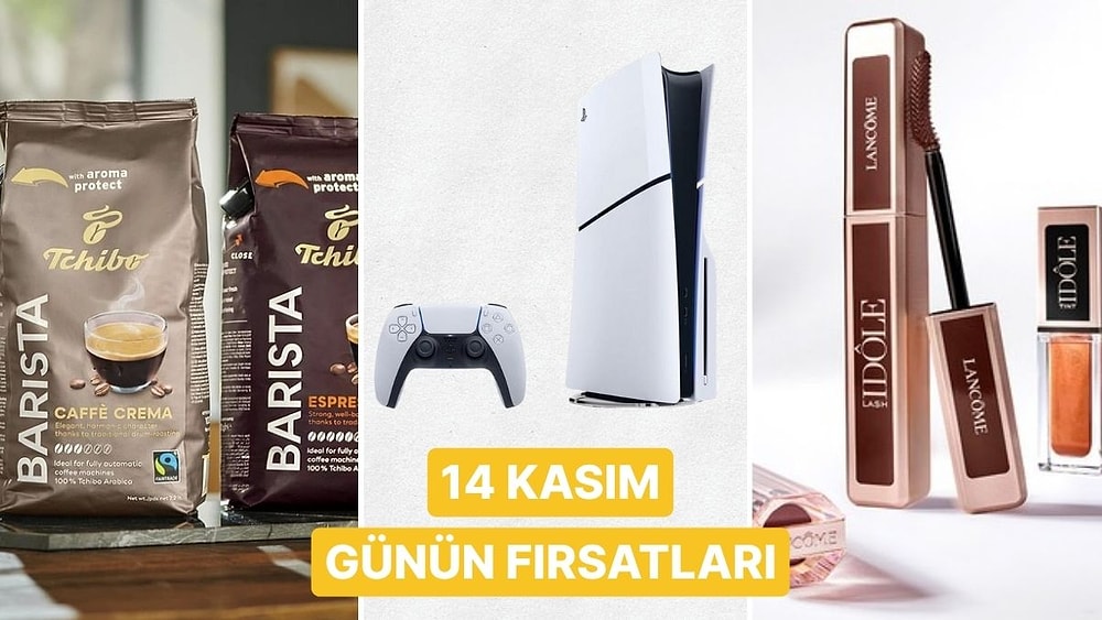 Bugün İndirimde Neler Var? Sony PlayStation  İndiriminden Tchibo Ürünlerine 14 Kasım 2025 Günün Fırsatları