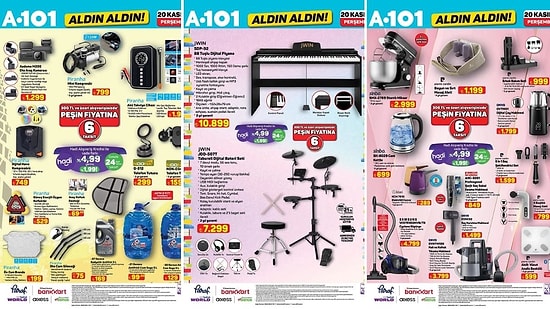 A101'e Araç Kamerası Geliyor! 20 Kasım 2025 A101 Aldın Aldın Kataloğu