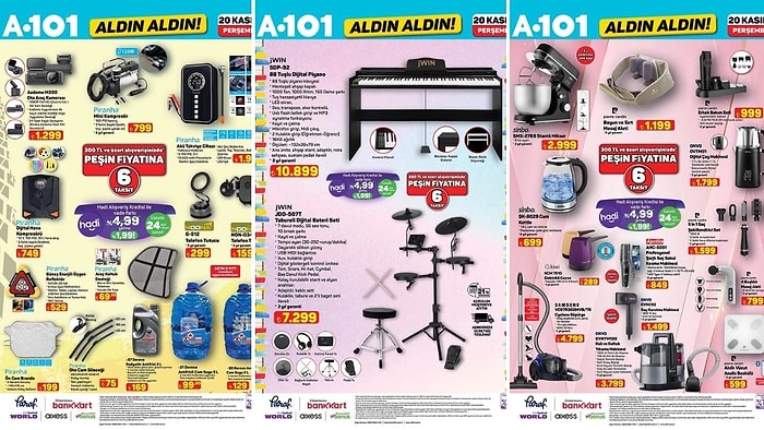 A101'e Araç Kamerası Geliyor! 20 Kasım 2025 A101 Aldın Aldın Kataloğu