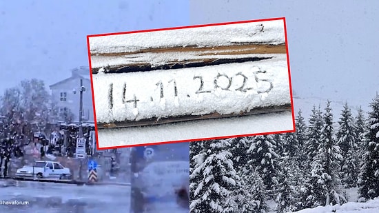 Meteoroloji Uyarısının Ardından Lapa Lapa Kar Yağdı! 17 Kente Yeni Kar Yağışı Uyarısı