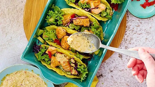 5. Somon Taco ve Çıtır Kabak