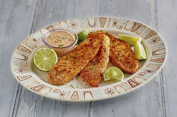 9. Yağsız Balık Kızartmaları