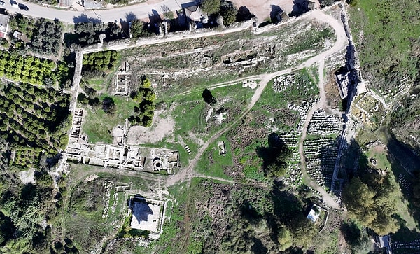 The location of the Temple of Zeus has been identified.