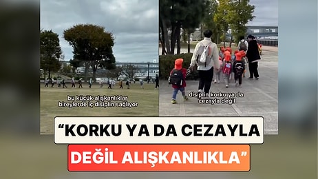 "Bireylerde İç Disiplini Sağlıyor": Japonya'da Yaşayan Bir Türk Parka Getirilen Anaokulu Çocuklarını Paylaştı