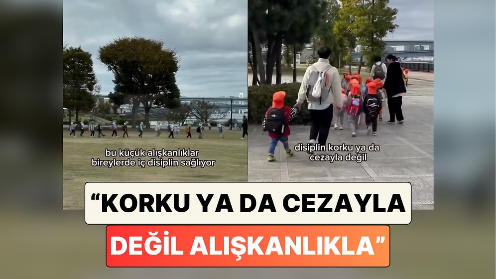 "Bireylerde İç Disiplini Sağlıyor": Japonya'da Yaşayan Bir Türk Parka Getirilen Anaokulu Çocuklarını Paylaştı