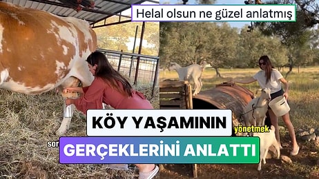 6 Senedir Köyde Yaşayan Bir Kadın Köyde Yaşamanın Gerçeklerini Anlattı